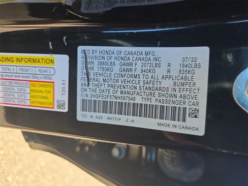Used 2022 Honda Civic Sport image 34