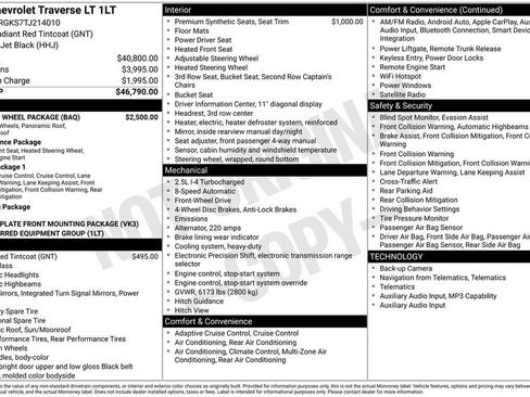 Used 2026 Chevrolet Traverse LT w/ Sun and Wheel Package FWD image 27