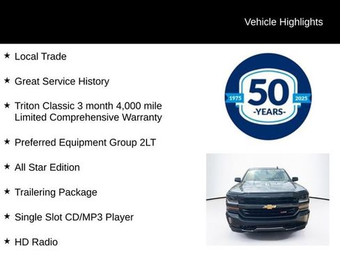 Used 2018 Chevrolet Silverado 1500 LT w/ All Star Edition image 5