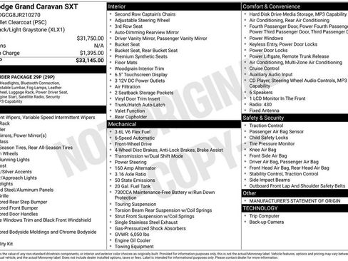 Used 2018 Dodge Grand Caravan SXT FWD image 2