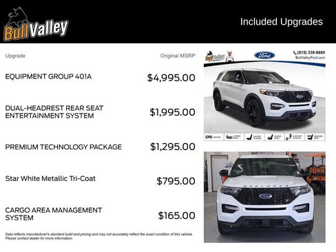 Certified 2022 Ford Explorer ST w/ Equipment Group 401A image 11