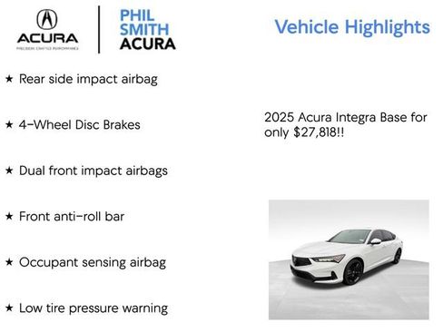 Certified 2025 Acura Integra Base image 8