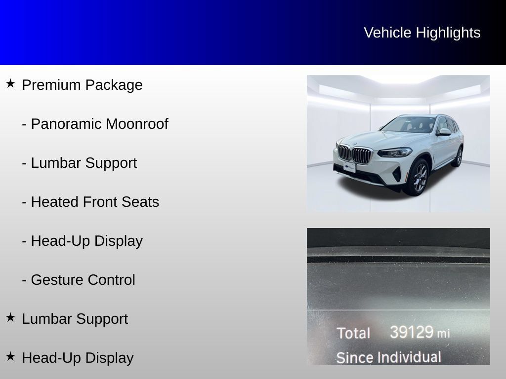 Used 2022 BMW X3 xDrive30i AWD/4WD image 12