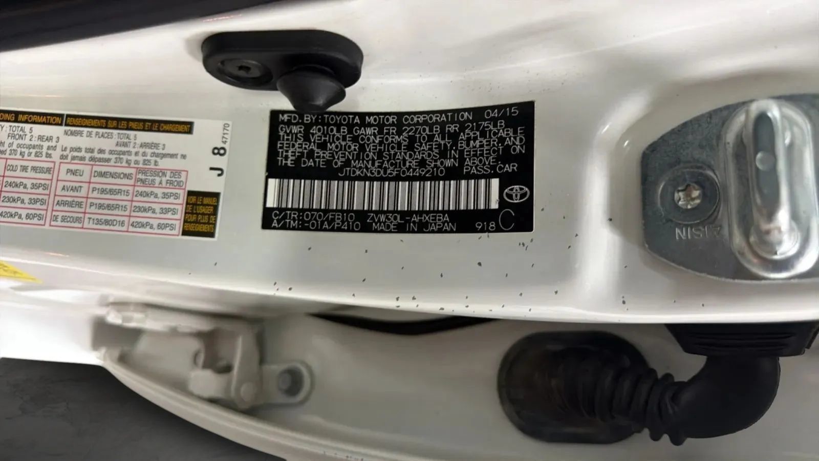Used 2015 Toyota Prius Two FWD image 29