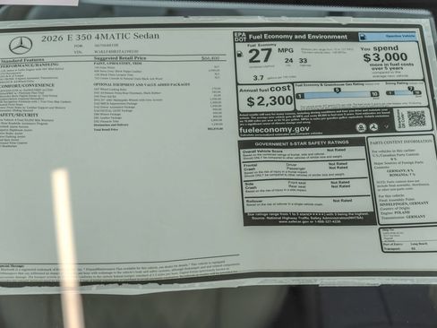 Used 2026 Mercedes-Benz E 350 4MATIC Sedan image 36