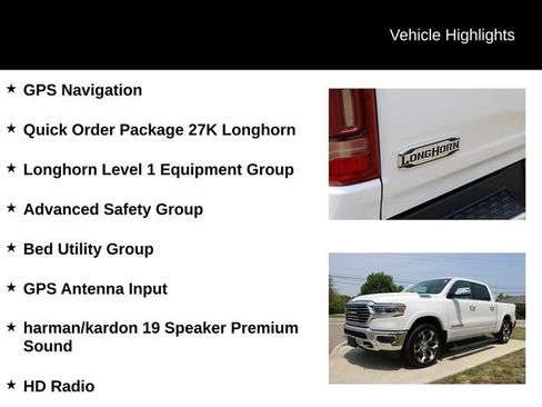 Used 2020 RAM 1500 Longhorn AWD/4WD image 4