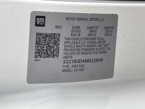 Used 2021 Chevrolet Corvette Stingray Preferred Conv w/ Z51 Performance Package image 33