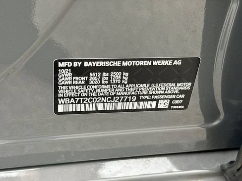 Used 2022 BMW 740i w/ M Sport Package RWD image 34