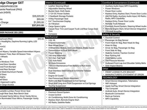 Used 2023 Dodge Charger SXT image 1