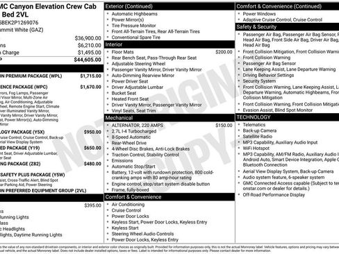 Used 2023 GMC Canyon Elevation w/ Elevation Premium Package RWD image 4