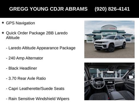 New 2026 Jeep Grand Cherokee Altitude AWD/4WD image 7
