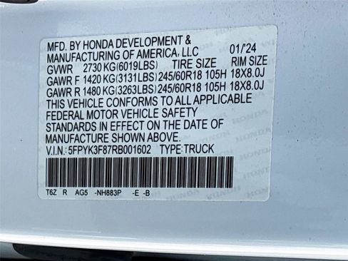 Certified 2024 Honda Ridgeline Black Edition image 38