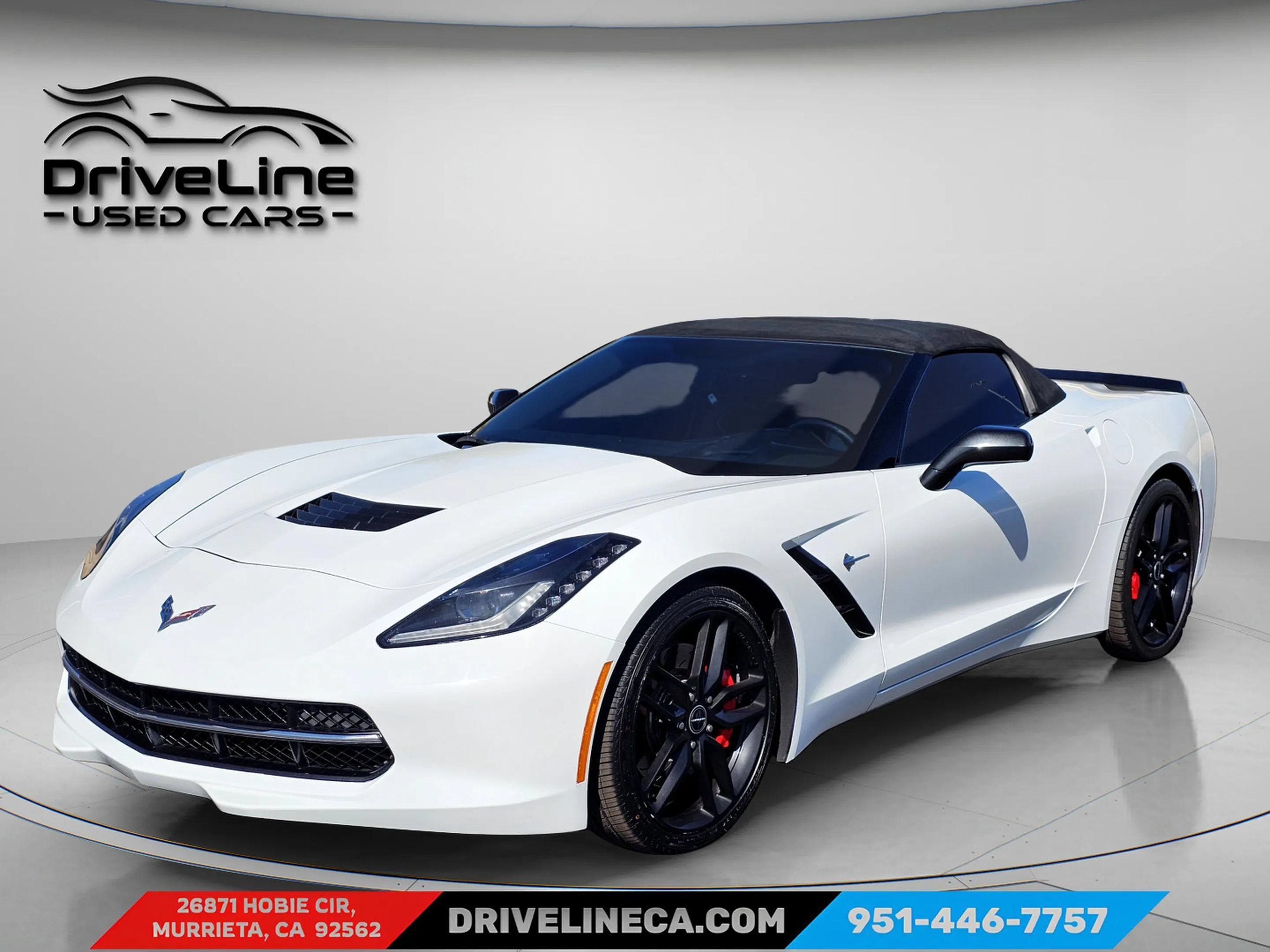 Used 2014 Chevrolet Corvette Stingray Convertible w/ 3LT Preferred Equipment Group RWD image 1
