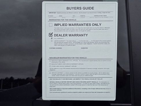 Used 2021 Hyundai Kona SEL Plus w/ Cargo Package AWD/4WD image 46