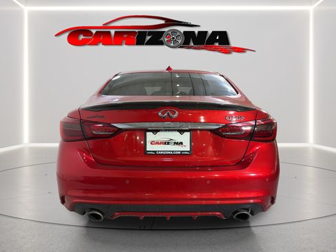 Used 2019 INFINITI Q50 Red Sport 400 w/ Sensory Package RWD image 9