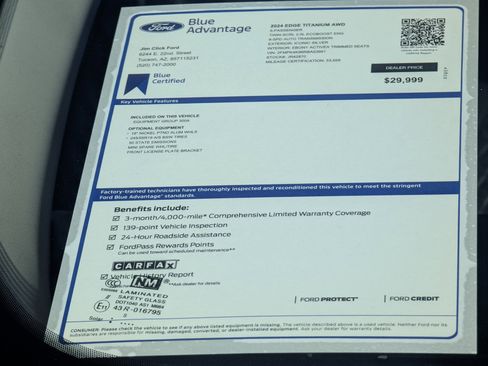 Certified 2024 Ford Edge Titanium image 13