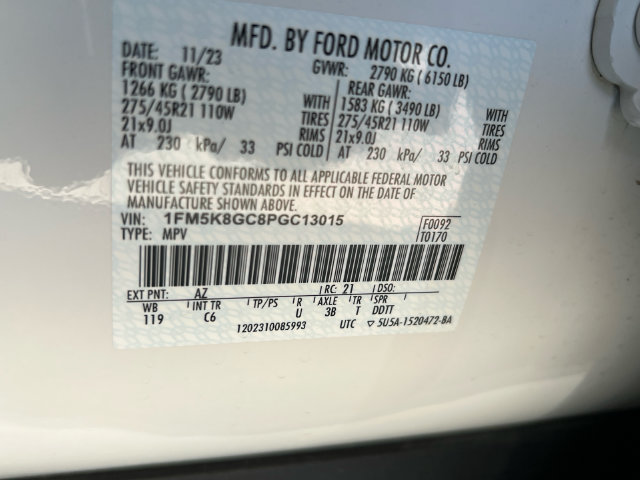 Certified 2023 Ford Explorer ST w/ Equipment Group 401A AWD/4WD image 41