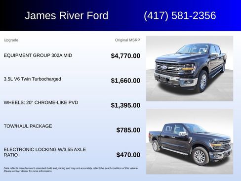 Used 2024 Ford F150 XLT w/ Equipment Group 302A MID AWD/4WD image 5