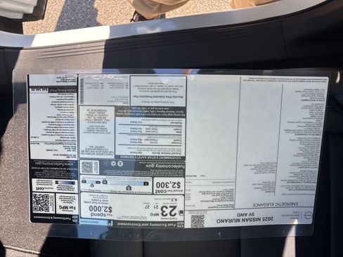 New 2025 Nissan Murano SV AWD/4WD image 11