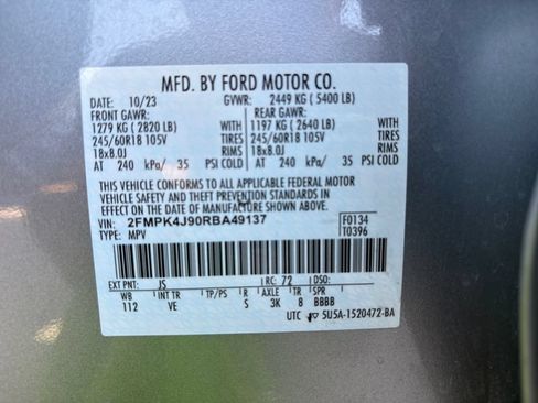 Certified 2024 Ford Edge SEL AWD/4WD image 25