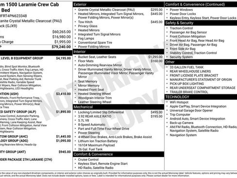 Used 2023 RAM 1500 Laramie AWD/4WD image 2