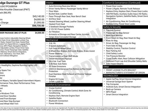 Used 2023 Dodge Durango GT AWD/4WD image 4