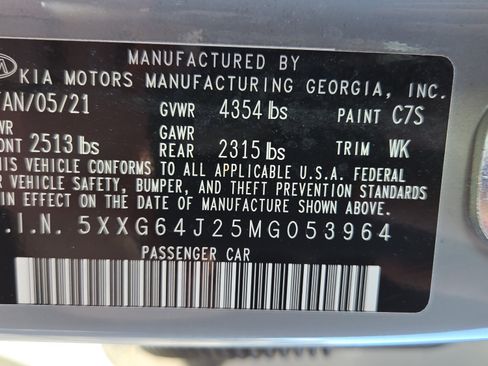 Used 2021 Kia K5 GT-Line w/ GT-Line FWD Premium Package image 28