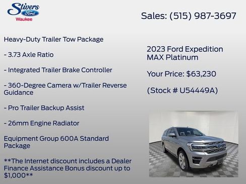 Used 2023 Ford Expedition Max Platinum image 7