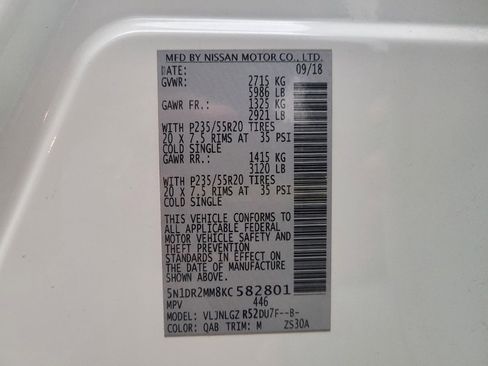 Used 2019 Nissan Pathfinder SL w/ SL Premium Package image 33