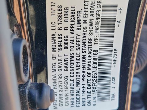 Used 2018 Honda Civic LX image 17