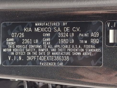 New 2026 Kia K4 FWD image 16