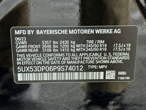 Certified 2023 BMW X3 xDrive30i w/ Convenience Package image 33