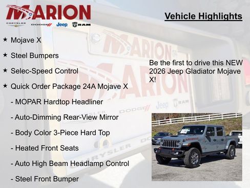 New 2026 Jeep Gladiator Mojave image 5