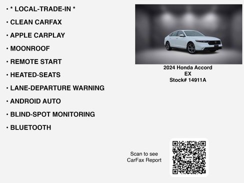 Used 2024 Honda Accord EX image 6