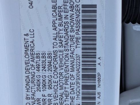 Certified 2022 Honda Accord Touring image 25