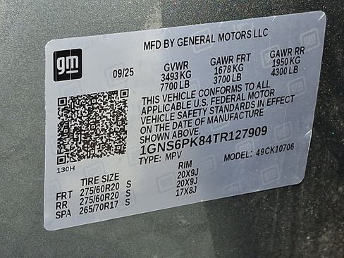 Certified 2026 Chevrolet Tahoe Z71 w/ Comfort Package AWD/4WD image 31