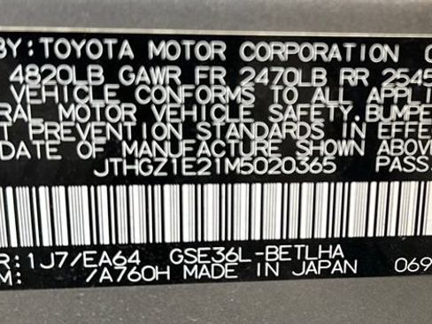 Used 2021 Lexus IS 350 F Sport w/ Dynamic Handling Package AWD/4WD image 8