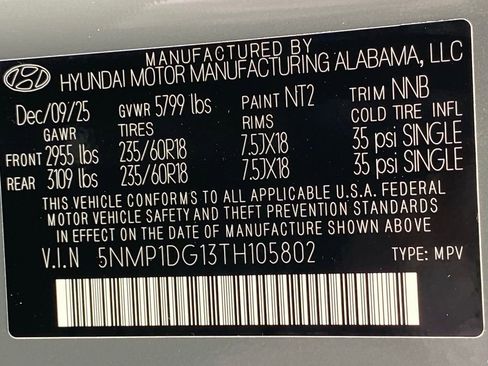 New 2026 Hyundai Santa Fe SE image 42