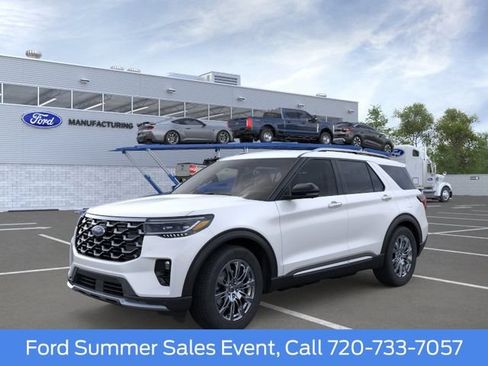 New 2026 Ford Explorer Platinum w/ LUX Leather Package AWD/4WD image 1