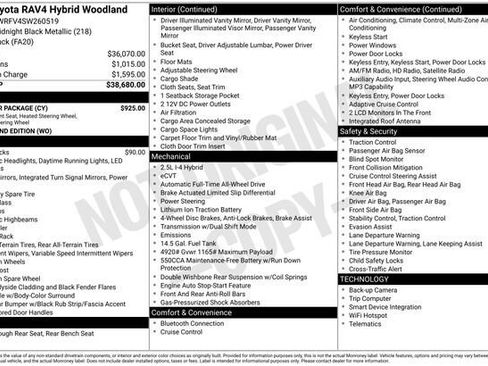 Used 2025 Toyota RAV4 Woodland Edition w/ Weather Package AWD/4WD image 6