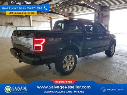Used 2018 Ford F150 Platinum w/ Technology Package AWD/4WD image 4