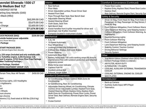 Used 2025 Chevrolet Silverado 1500 LT w/ Work Truck Package image 37