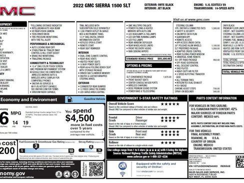 Used 2022 GMC Sierra 1500 SLT w/ SLT Convenience Package image 3