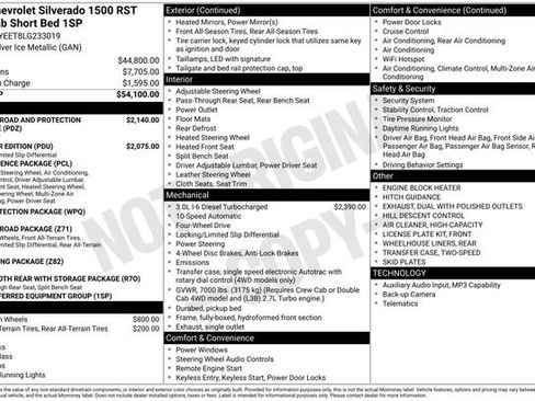 Used 2020 Chevrolet Silverado 1500 RST AWD/4WD image 3