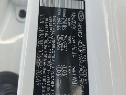 Used 2024 Hyundai Tucson SEL AWD/4WD image 13