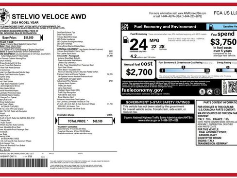 Used 2024 Alfa Romeo Stelvio Veloce image 3