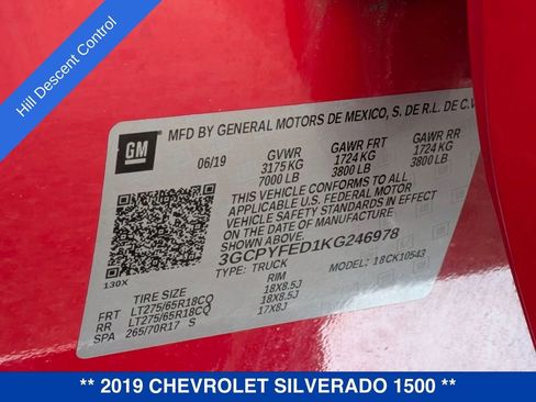 Used 2019 Chevrolet Silverado 1500 LT Trail Boss image 48