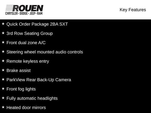 Used 2019 Dodge Durango SXT w/ 3rd Row Seating Group AWD/4WD image 3