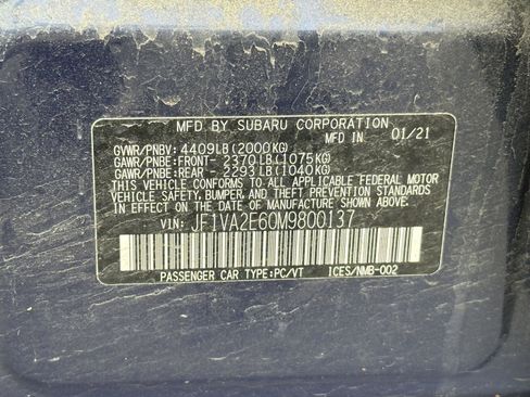 Used 2021 Subaru WRX STI AWD/4WD image 15