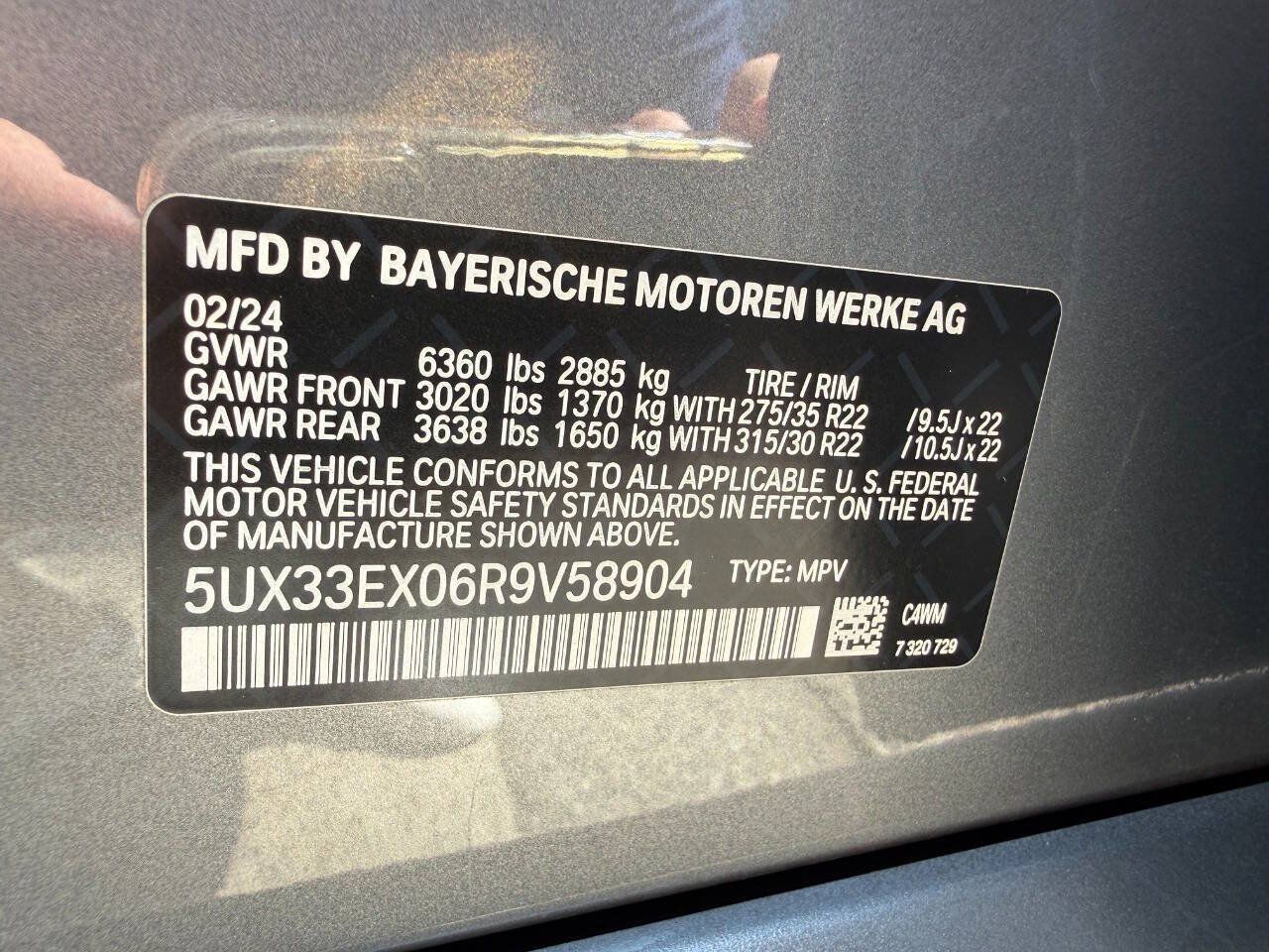 Used 2024 BMW X6 xDrive40i w/ Executive Package AWD/4WD image 57